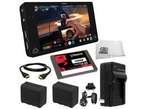 Atomos Shogun 4K HDMI/12G-SDI Recorder and 7" Monitor + Kingston 120GB 2.5" SSDNow V300 7mm Internal Solid State Drive (SV300S37A/120G) + 2 Spare Replacement NP-F970 Batteries + MORE Atomos Shogun 4K HDMI/12G-SDI Recorder and 7" Monitor + Kingston 120GB 2.5" SSDNow V300 7mm Internal Solid State Drive (SV300S37A/120G) + 2 Spare Replacement NP-F970 Batteries + MORE