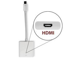 NewerTech 8-inch Mini DisplayPort to HDMI Video & Audio Adapter. Exceptional Quality. 'White'. Model NWTCBLMDPHDMI NewerTech 8-inch Mini DisplayPort to HDMI Video & Audio Adapter. Exceptional Quality. 'White'. Model NWTCBLMDPHDMI