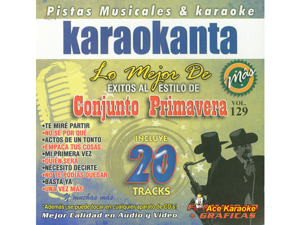 Karaokanta KAR-8129 - Conjunto Primavera 1 / Lo Mejor De... Spanish CDG Karaokanta KAR-8129 - Conjunto Primavera 1 / Lo Mejor De... Spanish CDG