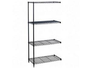 Safco 5292BL Four Shelves - Industrial Add-On Unit Safco 5292BL Four Shelves - Industrial Add-On Unit