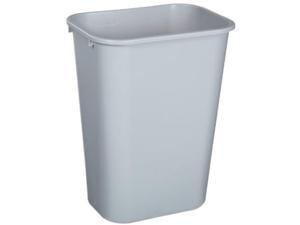 RUBBERMAID FG295700GRAY 10 gal. Gray Rectangular Trash Can RUBBERMAID FG295700GRAY 10 gal. Gray Rectangular Trash Can