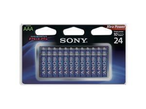 Sony AM4-B24D STAMINA PLUS AAA Alkaline Batteries (24 Pack) Sony AM4-B24D STAMINA PLUS AAA Alkaline Batteries (24 Pack)