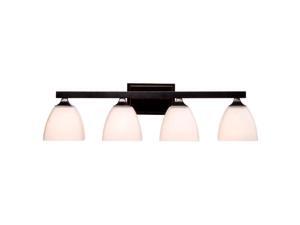 Kenroy Home 93227ORB Helix 4 Light Vanity, Oil Rubbed Bronze Kenroy Home 93227ORB Helix 4 Light Vanity, Oil Rubbed Bronze