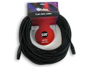 VRL 5 Pin DMX 100' ft Pro Lighting Shielded Cables | LED | Data | Capacitance VRL 5 Pin DMX 100' ft Pro Lighting Shielded Cables | LED | Data | Capacitance