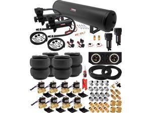 Vixen Air Suspension Kit for Truck/Car Bag/Air Ride/Spring. On Board System- Dual 200psi Compressor, 5 Gallon Tank. For Boat Lift,Towing,Lowering,Load Leveling,Onboard Train Horn VXX1208FB/4852DBF Vixen Air Suspension Kit for Truck/Car Bag/Air Ride/Spring. On Board System- Dual 200psi Compressor, 5 Gallon Tank. For Boat Lift,Towing,Lowering,Load Leveling,Onboard Train Horn VXX1208FB/4852DBF