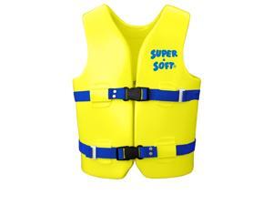 Youth Life Vest by TRC Recreation, Vinyl - Medium Yellow Youth Life Vest by TRC Recreation, Vinyl - Medium Yellow