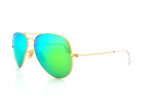 Ray-Ban Aviator Flash Lenses Sunglasses 58mm Gold Frame Ray-Ban Aviator Flash Lenses Sunglasses 58mm Gold Frame