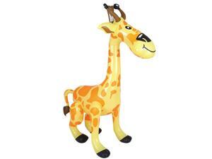 36" Brown Tan Inflatable Giraffe Zoo Animal Party Decoration 36" Brown Tan Inflatable Giraffe Zoo Animal Party Decoration