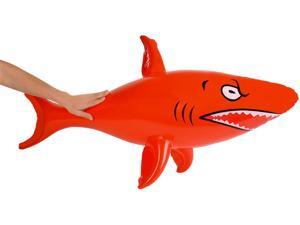 46" Giant Red Inflatable Hawaiian Luau Tropical Sea Life Shark Decoration 46" Giant Red Inflatable Hawaiian Luau Tropical Sea Life Shark Decoration