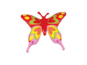 27" Giant Red Pink Inflatable Transparent Butterfly Insect Bug Decoration 27" Giant Red Pink Inflatable Transparent Butterfly Insect Bug Decoration