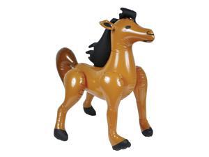 36" Brown Inflatable Horse Farm Zoo Animal Party Decoration 36" Brown Inflatable Horse Farm Zoo Animal Party Decoration