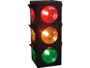 New Large Blinking 3-Sided Traffic Light Signal Lamp New Large Blinking 3-Sided Traffic Light Signal Lamp