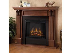 Real Flame Ashley Indoor Electric Fireplace in Mahogany - 7100E-M Real Flame Ashley Indoor Electric Fireplace in Mahogany - 7100E-M