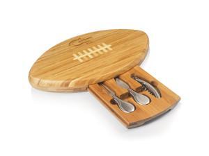 Picnic Time Quarterback Georgia Institute of Technology Yellow Jackets Natural Wood Cutting Board Picnic Time Quarterback Georgia Institute of Technology Yellow Jackets Natural Wood Cutting Board