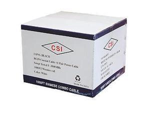 Saber CCTV 1000 ft. RG59 + 18/2 Siamese Cable - Black Video Surveillance Saber CCTV 1000 ft. RG59 + 18/2 Siamese Cable - Black Video Surveillance