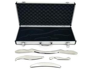 Royal Massage 4 Piece IASTM Stainless Steel Gua Sha Scraping Massage Tool Set Royal Massage 4 Piece IASTM Stainless Steel Gua Sha Scraping Massage Tool Set