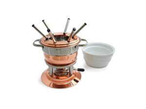Swissmar Lausanne 11Pc Copper Fondue Set Swissmar Lausanne 11Pc Copper Fondue Set