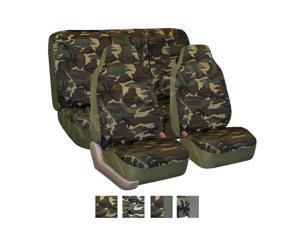 FH-FB109112 FH Group Quality Cotton Car Seat Covers Full Set Side Airbag & Split Compatible Dark Camouflage FH-FB109112 FH Group Quality Cotton Car Seat Covers Full Set Side Airbag & Split Compatible Dark Camouflage