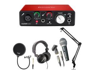 Focusrite Scarlett Solo USB Audio Interface (2nd Gen) + Mic, Headphones, & More Focusrite Scarlett Solo USB Audio Interface (2nd Gen) + Mic, Headphones, & More