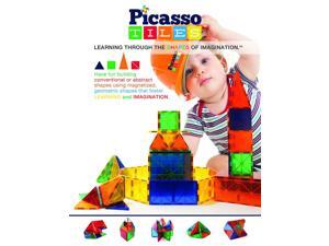 PicassoTiles 60 Piece Set Magnet Building Tiles Clear 3D Color Magnetic Building Blocks - Creativity Beyond Imagination! - Educational, Inspirational, Conventional, and Recreational! Picasso Tiles PicassoTiles 60 Piece Set Magnet Building Tiles Clear 3D Color Magnetic Building Blocks - Creativity Beyond Imagination! - Educational, Inspirational, Conventional, and Recreational! Picasso Tiles