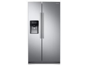 Samsung RS25J500DSR: 25 cu. ft. Capacity Side-By-Side Refrigerator with LED Lighting (Silver) Samsung RS25J500DSR: 25 cu. ft. Capacity Side-By-Side Refrigerator with LED Lighting (Silver)