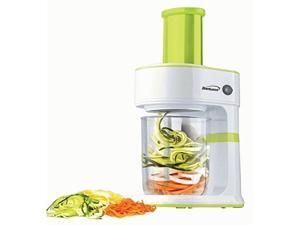 Brentwood FP-560G 5-Cup Electric Vegetable Spiralizer and Slicer - Green, White Brentwood FP-560G 5-Cup Electric Vegetable Spiralizer and Slicer - Green, White