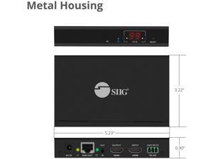 HDMI OVER IP EXTENDER W/ IR HDMI OVER IP EXTENDER W/ IR