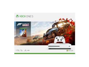 Microsoft Xbox One S 1TB Forza Horizon 4 Console Bundle - Full-game download of Forza Horizon 4 - Wireless controller & Xbox One S included - 1 month Xbox game pass trial - 14-day Xbox Live Gold Microsoft Xbox One S 1TB Forza Horizon 4 Console Bundle - Full-game download of Forza Horizon 4 - Wireless controller & Xbox One S included - 1 month Xbox game pass trial - 14-day Xbox Live Gold