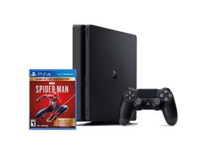PlayStation 4 Slim 1TB Black Console + Marvel's Spider-Man: Game of The Year Edition PS4 PlayStation 4 Slim 1TB Black Console + Marvel's Spider-Man: Game of The Year Edition PS4