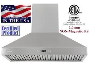 XtremeAir PX03-W30, 30" wide, 900 CFM, LED lights, Baffle Filters W/ Grease Drain Tunnel, 1.0mm Non-Magnetic Stainless Steel Seamless Body, Wall Mount Range Hood XtremeAir PX03-W30, 30" wide, 900 CFM, LED lights, Baffle Filters W/ Grease Drain Tunnel, 1.0mm Non-Magnetic Stainless Steel Seamless Body, Wall Mount Range Hood