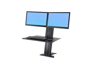 ERGOTRON 33-407-085 WorkFit-SR, Dual Monitor, Sit-Stand Desktop Workstation (Black) ERGOTRON 33-407-085 WorkFit-SR, Dual Monitor, Sit-Stand Desktop Workstation (Black)
