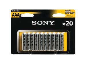 Sony(R) R03NUB20A Heavy-Duty Carbon Zinc AAA Batteries, 20 pk Sony(R) R03NUB20A Heavy-Duty Carbon Zinc AAA Batteries, 20 pk