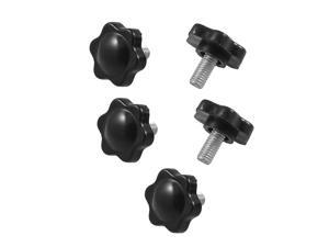 5 x 25mm Head Dia M6 x 15mm Male Thread Screw On Type Clamping Knobs 5 x 25mm Head Dia M6 x 15mm Male Thread Screw On Type Clamping Knobs