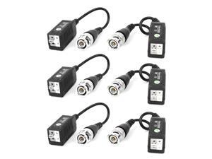 6 Pcs Cat5 Coaxial Cable BNC UTP Passive Video Balun for CCTV Camera 6 Pcs Cat5 Coaxial Cable BNC UTP Passive Video Balun for CCTV Camera