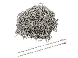 Stainless Steel Logo Bead Ball Chain Keychain Connector 4 Inche Long 100pcs Stainless Steel Logo Bead Ball Chain Keychain Connector 4 Inche Long 100pcs