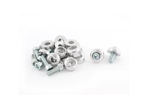 15 Pcs Auto Car Silver Tone Metal License Plate Frame Bolts Screws 15 Pcs Auto Car Silver Tone Metal License Plate Frame Bolts Screws