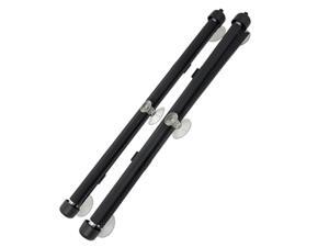 2Pcs 18.8" x 14.2" Retractable Car Side Window Sun Shade Roller Protector Black 2Pcs 18.8" x 14.2" Retractable Car Side Window Sun Shade Roller Protector Black