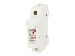 Unique Bargains RT18-32X Single Pole 10x38mm AC 500V/380V 32A Cylindrical Fuse Holder Unique Bargains RT18-32X Single Pole 10x38mm AC 500V/380V 32A Cylindrical Fuse Holder