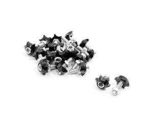Vehicle Car Black Star Shape License Plate Decorative Screw Bolt 20 Pcs Vehicle Car Black Star Shape License Plate Decorative Screw Bolt 20 Pcs