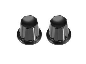 2pcs 18.4x16.4mm Plastic Potentiometer Volume Control Rotary Knob K17-02 Black 2pcs 18.4x16.4mm Plastic Potentiometer Volume Control Rotary Knob K17-02 Black