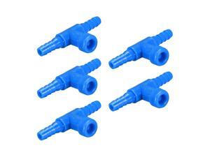 Aquarium Air Valve T Shaped 2 Way Air Pump Control Valves for Fish Tank Plastic Blue 5Pcs Aquarium Air Valve T Shaped 2 Way Air Pump Control Valves for Fish Tank Plastic Blue 5Pcs