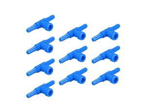 Aquarium Air Valve T Shaped 2 Way Air Pump Control Valves for Fish Tank Plastic Blue 10Pcs Aquarium Air Valve T Shaped 2 Way Air Pump Control Valves for Fish Tank Plastic Blue 10Pcs