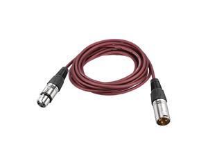 XLR Male to XLR Female Cable Line for Microphone Video Camera Sound Card Mixer Silver Tone XLR Brown Line 5M 16.4ft XLR Male to XLR Female Cable Line for Microphone Video Camera Sound Card Mixer Silver Tone XLR Brown Line 5M 16.4ft