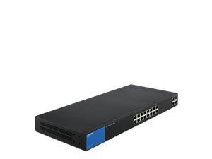 Linksys Smart LGS318 - switch - 18 ports - managed - rack-mountab ... Linksys Smart LGS318 - switch - 18 ports - managed - rack-mountab ...