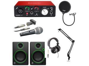 Focusrite Scarlett Solo 2nd and Mackie CR3 3" Multimedia Monitors (Pair) Bundle Focusrite Scarlett Solo 2nd and Mackie CR3 3" Multimedia Monitors (Pair) Bundle