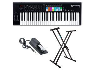 Novation Launchkey 49 MK2 with Knox Keyboard Stand and Sustain Pedal Novation Launchkey 49 MK2 with Knox Keyboard Stand and Sustain Pedal