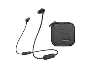 Sony WI-XB400 Extra Bass Wireless In-Ear Headphones (Black) and Case Bundle Sony WI-XB400 Extra Bass Wireless In-Ear Headphones (Black) and Case Bundle