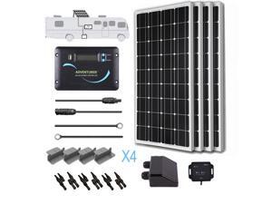 Renogy Solar Panel 400 Watts RV Kit 100W Mono Off Grid 12V Volt Battery Charger Renogy Solar Panel 400 Watts RV Kit 100W Mono Off Grid 12V Volt Battery Charger