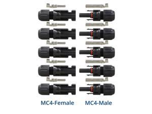 5 pairs Renogy MC4 Male/Female Solar Panel Cable Connectors 5 pairs Renogy MC4 Male/Female Solar Panel Cable Connectors