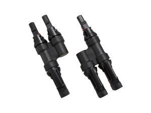 One Pair Renogy Solar MC4 Branch Connectors MMF+FFM One Pair Renogy Solar MC4 Branch Connectors MMF+FFM
